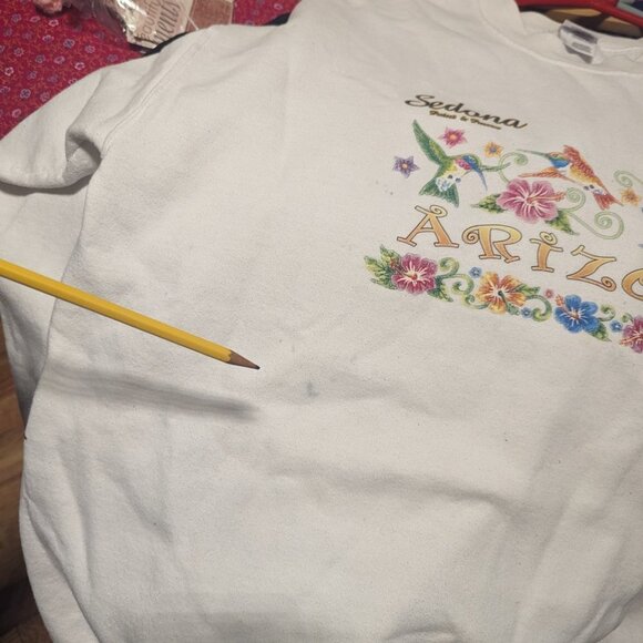 Vintage Sedona Nature Girl Gorpcore Bird Nerd Graphic Sweatshirt 90’s Y2K - Picture 4 of 7